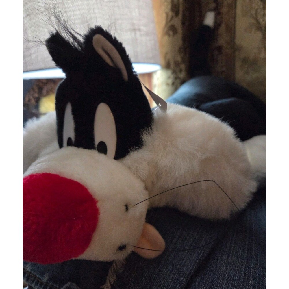 Sylvester Cat Plush Year 1998 Looney Tunes Play by Play Warner Bros Prowling